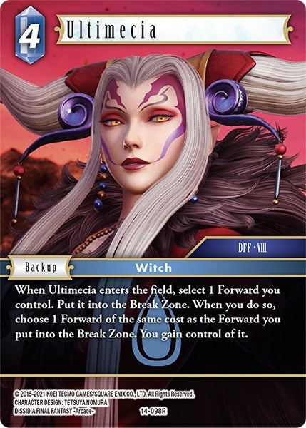 Image for Ultimecia (Opus XIV: Crystal Abyss) (14-098R) - Final Fantasy TCG