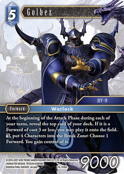 Image for Golbez (Opus XIV: Crystal Abyss) (14-106H) - Final Fantasy TCG