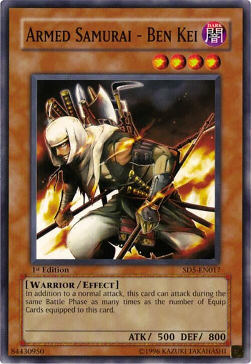 Image for Armed Samurai - Ben Kei (Structure Deck: Warrior's Triumph) (SD5-EN017) - YuGiOh