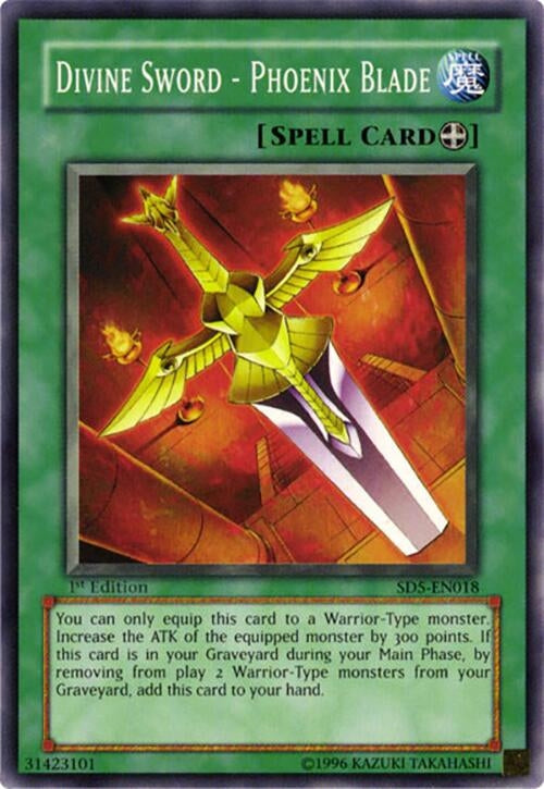Image for Divine Sword - Phoenix Blade (Structure Deck: Warrior's Triumph) (SD5-EN018) - YuGiOh