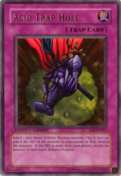 Image for Acid Trap Hole (EU) (Shadow of Infinity) (SOI-ENSE1) - YuGiOh