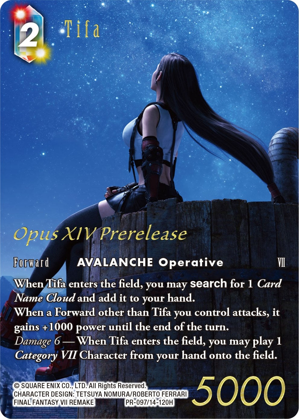 Image for Tifa (Prerelease Promo) (FF: Promo Cards) (PR-097/14-120H) - Final Fantasy TCG