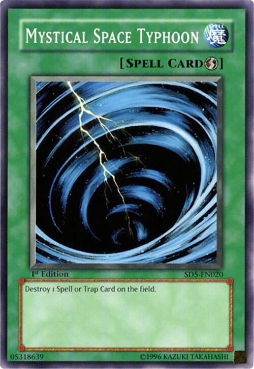 Image for Mystical Space Typhoon (Structure Deck: Warrior's Triumph) (SD5-EN020) - YuGiOh