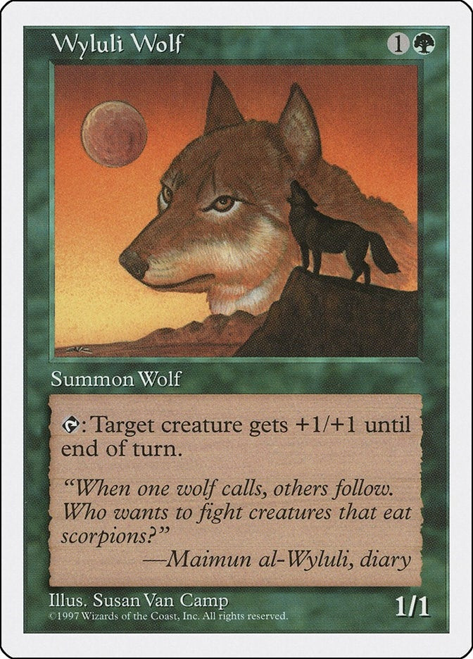 Image for Wyluli Wolf (Fifth Edition) - Magic: The Gathering