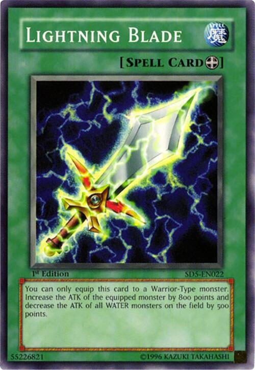 Image for Lightning Blade (Structure Deck: Warrior's Triumph) (SD5-EN022) - YuGiOh