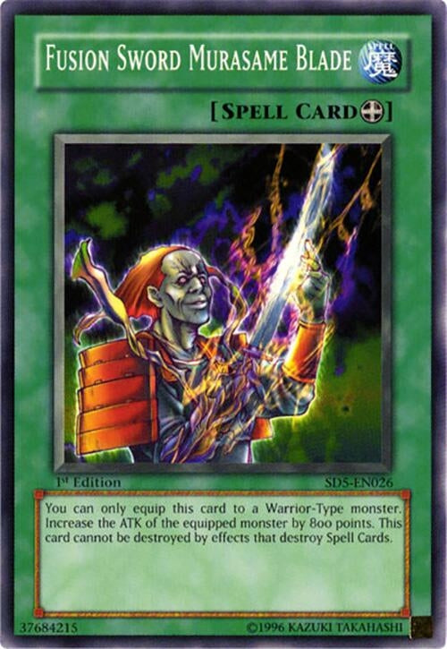Image for Fusion Sword Murasame Blade (Structure Deck: Warrior's Triumph) (SD5-EN026) - YuGiOh