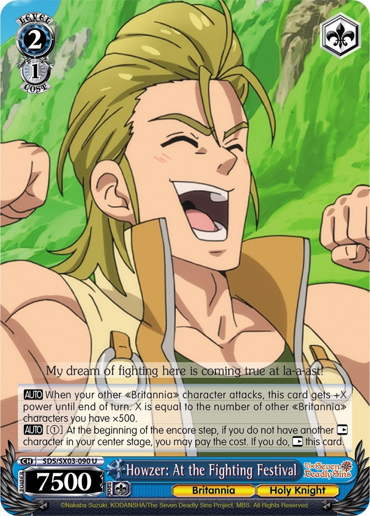 Image for Howzer: At the Fighting Festival (The Seven Deadly Sins) (SDS/SX03-090 U) - Weiss Schwarz