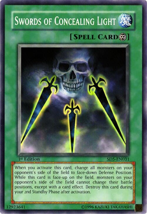 Image for Swords of Concealing Light (Structure Deck: Warrior's Triumph) (SD5-EN031) - YuGiOh