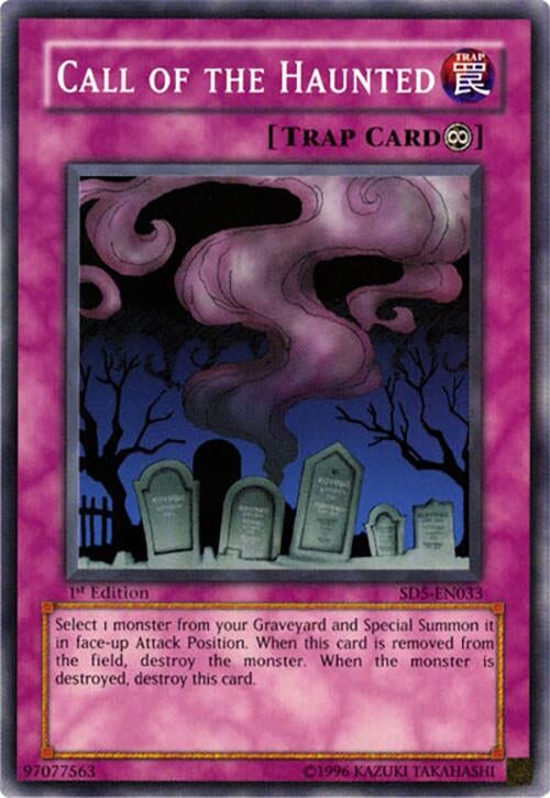 Image for Call Of The Haunted (Structure Deck: Warrior's Triumph) (SD5-EN033) - YuGiOh