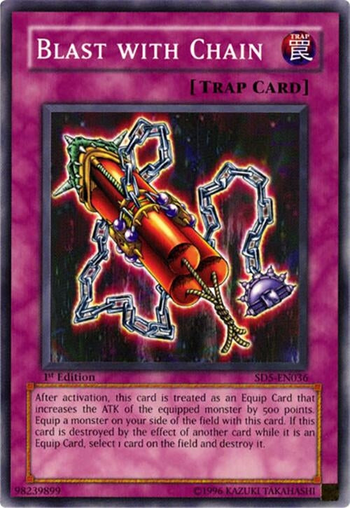 Image for Blast with Chain (Structure Deck: Warrior's Triumph) (SD5-EN036) - YuGiOh