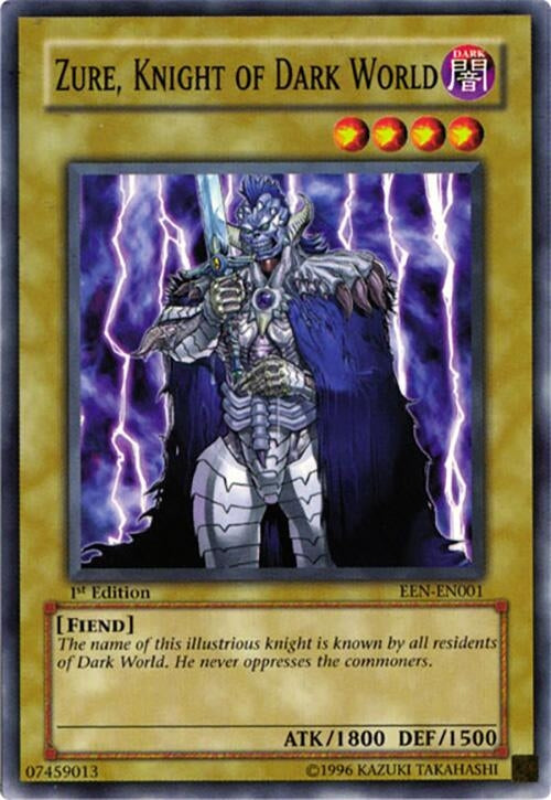 Image for Zure, Knight of Dark World (Elemental Energy) (EEN-EN001) - YuGiOh