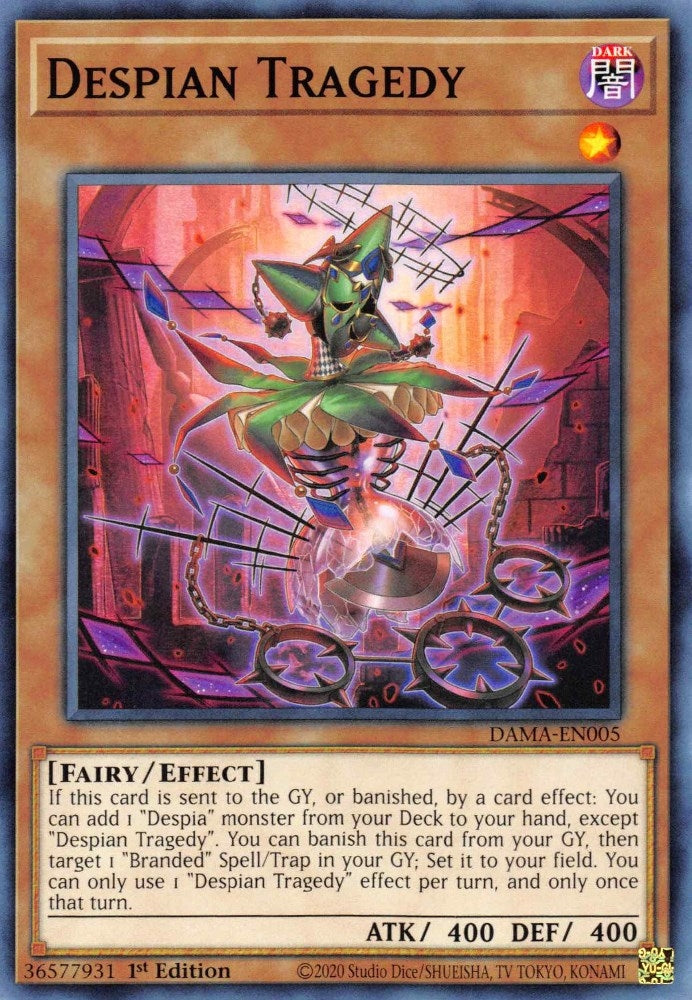 Image for Despian Tragedy (Dawn of Majesty) (DAMA-EN005) - YuGiOh