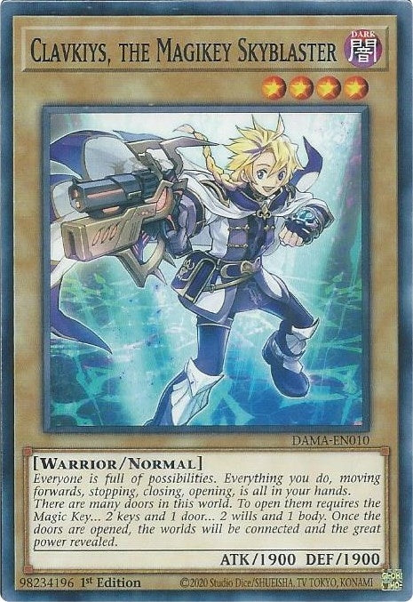 Image for Clavkiys, the Magikey Skyblaster (Dawn of Majesty) (DAMA-EN010) - YuGiOh