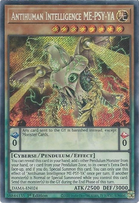 Image for Antihuman Intelligence ME-PSY-YA (Dawn of Majesty) (DAMA-EN024) - YuGiOh