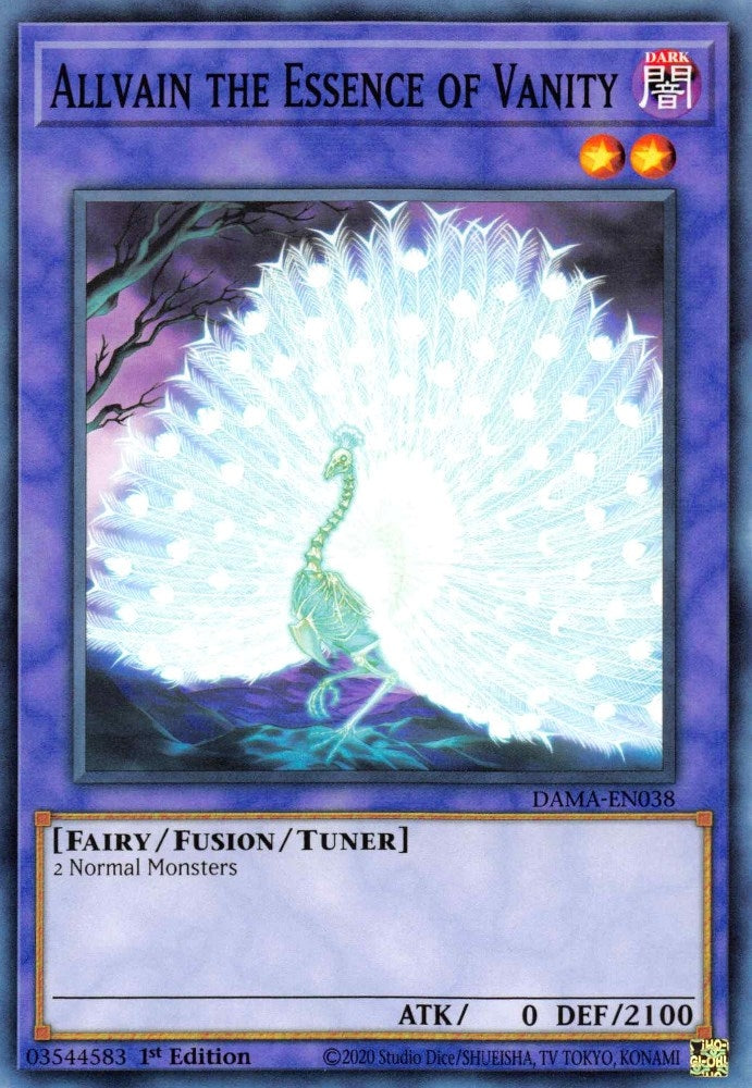 Image for Allvain the Essence of Vanity (Dawn of Majesty) (DAMA-EN038) - YuGiOh