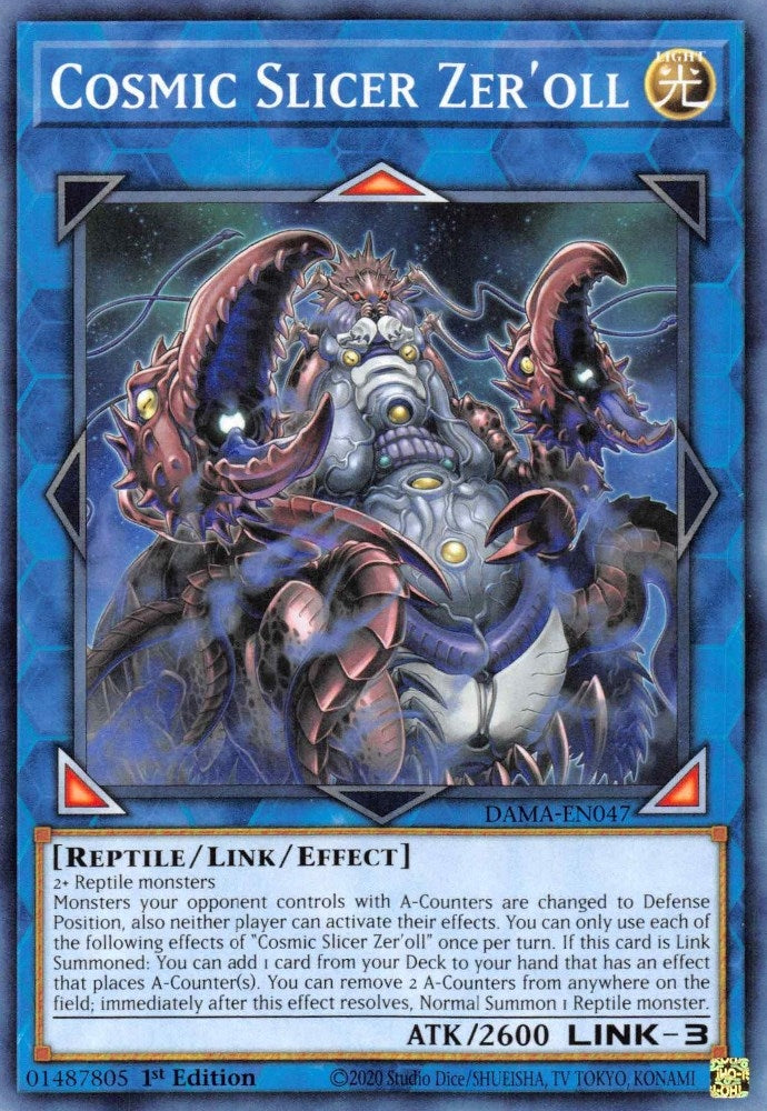 Image for Cosmic Slicer Zer'oll (Dawn of Majesty) (DAMA-EN047) - YuGiOh
