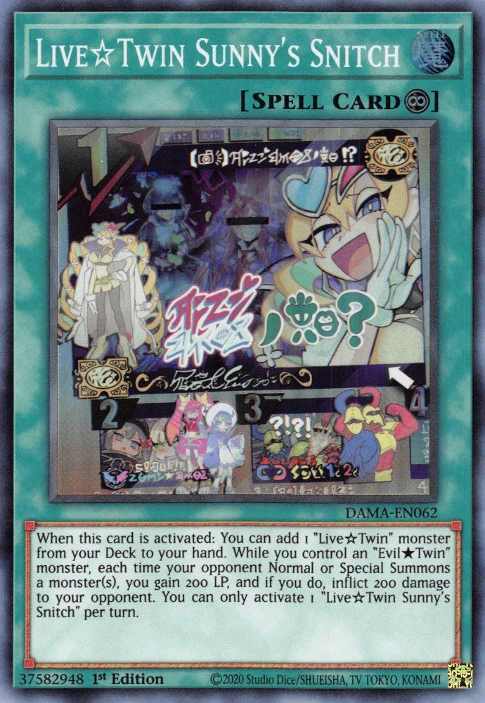 Image for Live Twin Sunny's Snitch (Dawn of Majesty) (DAMA-EN062) - YuGiOh