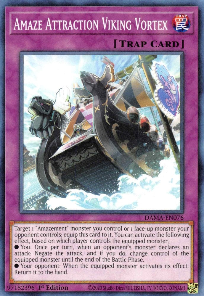 Image for Amaze Attraction Viking Vortex (Dawn of Majesty) (DAMA-EN076) - YuGiOh