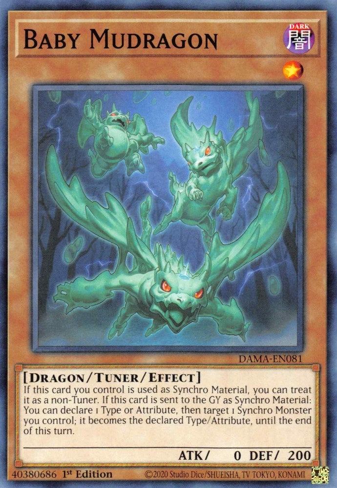 Image for Baby Mudragon (Dawn of Majesty) (DAMA-EN081) - YuGiOh