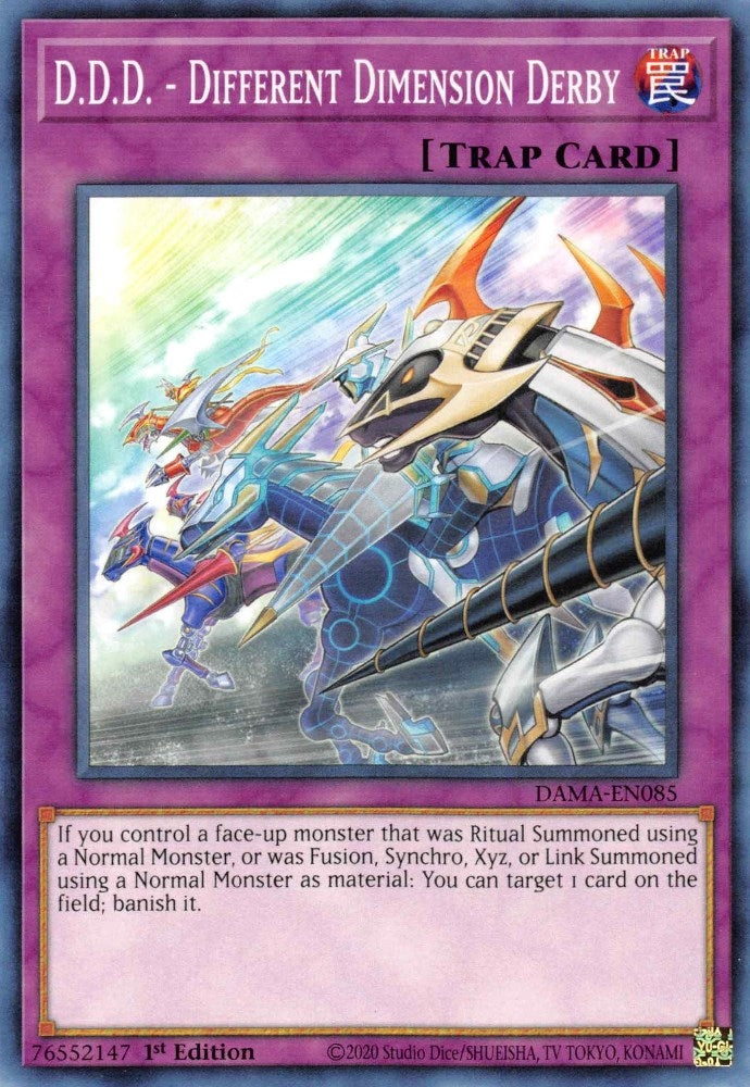 Image for D.D.D. - Different Dimension Derby (Dawn of Majesty) (DAMA-EN085) - YuGiOh