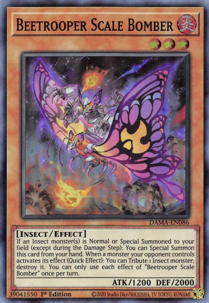 Image for Beetrooper Scale Bomber (Dawn of Majesty) (DAMA-EN086) - YuGiOh