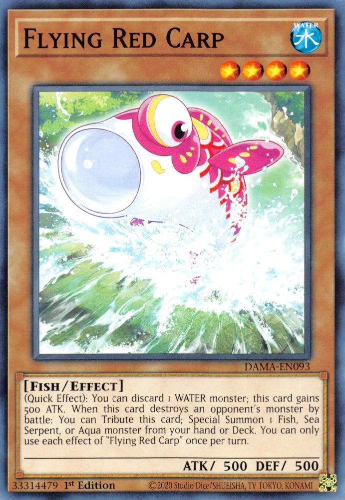 Image for Flying Red Carp (Dawn of Majesty) (DAMA-EN093) - YuGiOh