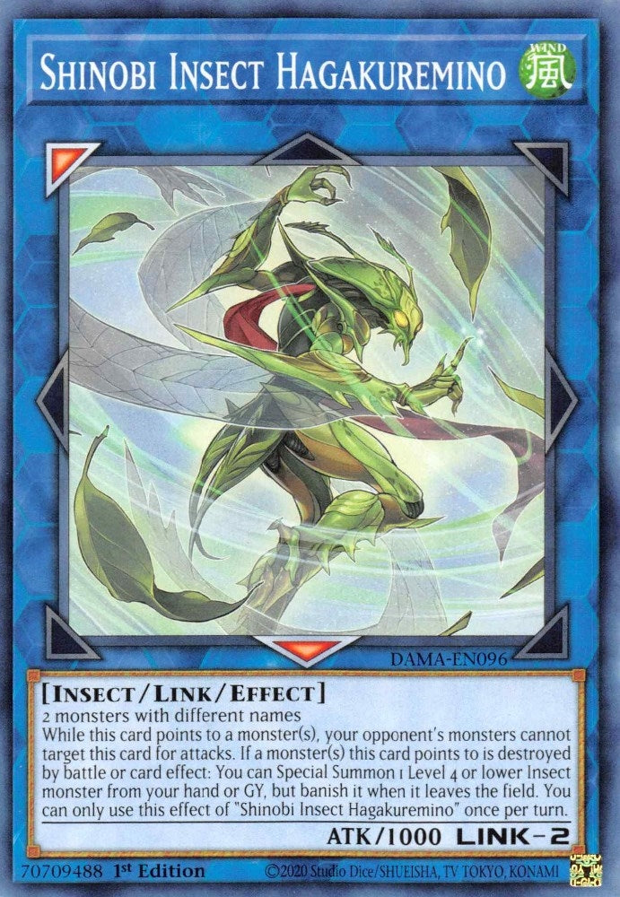 Image for Shinobi Insect Hagakuremino (Dawn of Majesty) (DAMA-EN096) - YuGiOh