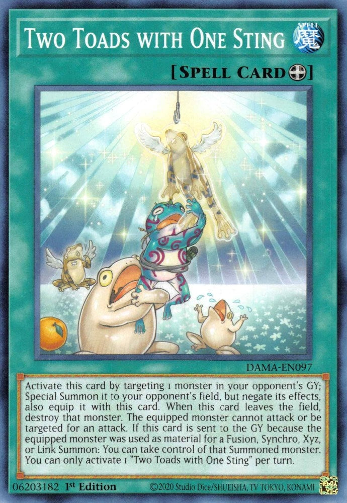Image for Two Toads with One Sting (Dawn of Majesty) (DAMA-EN097) - YuGiOh