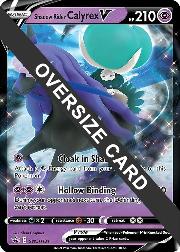 Image for Shadow Rider Calyrex V - SWSH131 (Jumbo Cards) (SWSH131) - Pokemon