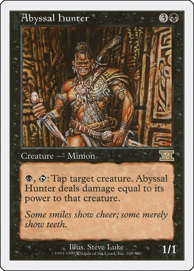 Image for Abyssal Hunter (Classic Sixth Edition) (109) - Magic: The Gathering