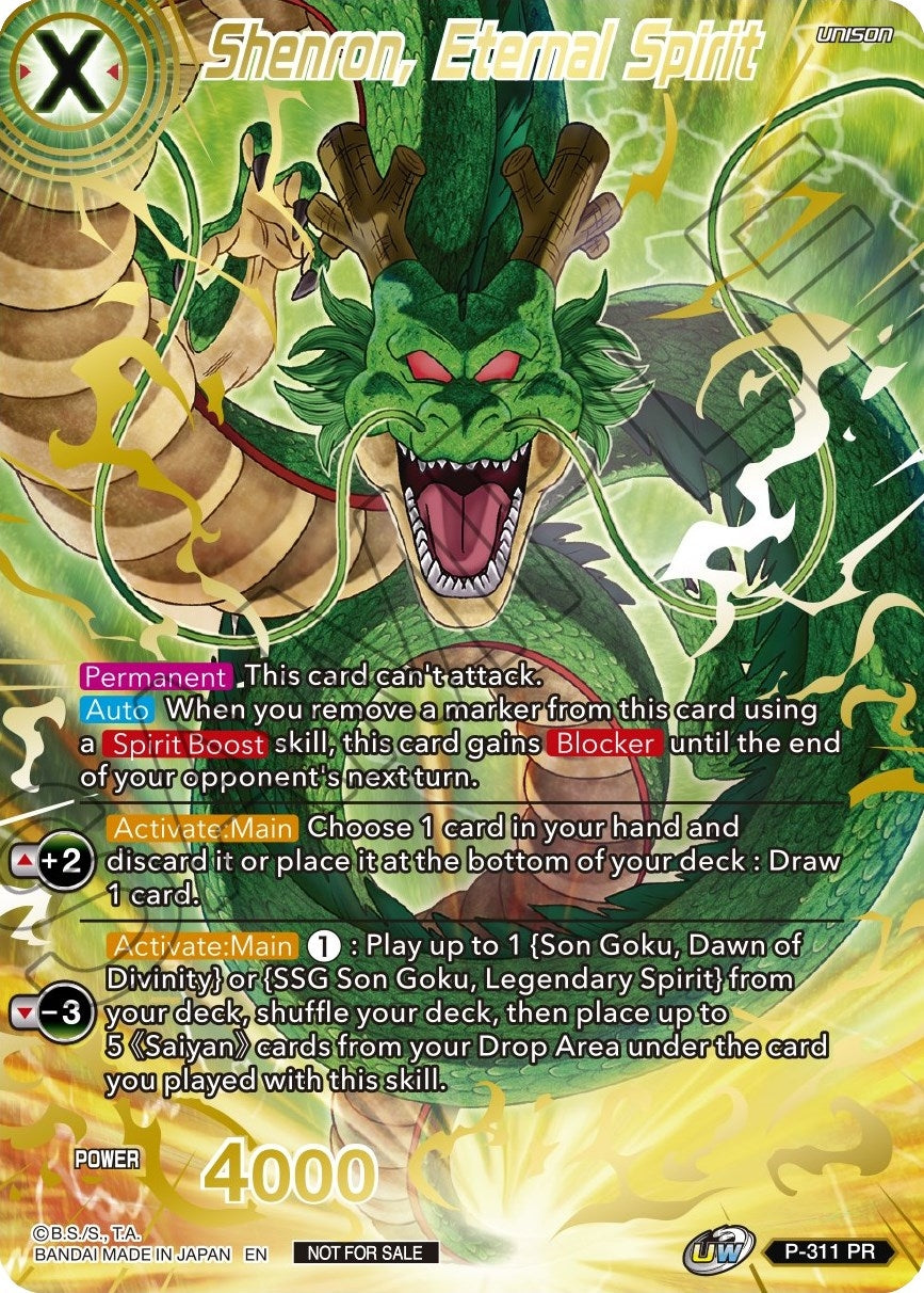 Image for Shenron, Eternal Spirit (Gold Stamped) (Promotion Cards) (P-311) - Dragon Ball Super: Masters