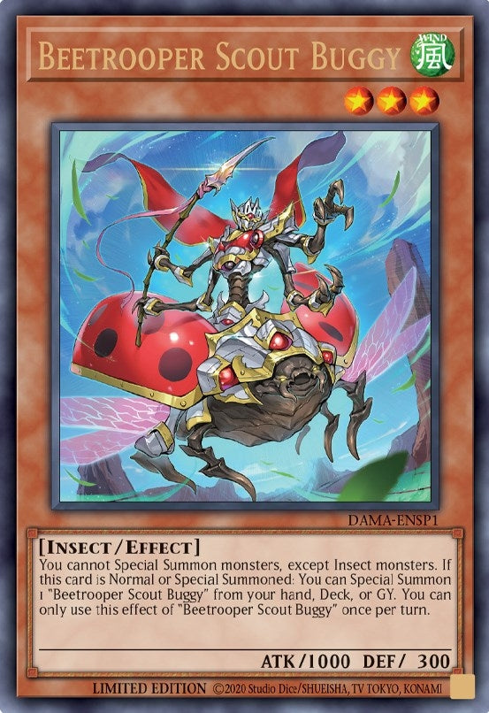 Image for Beetrooper Scout Buggy (DAMA-ENSP1) (Dawn of Majesty) (DAMA-ENSP1) - YuGiOh