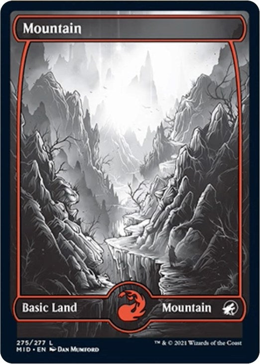 Image for Mountain (275) (Innistrad: Midnight Hunt) (275) - Magic: The Gathering