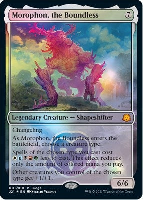 Image for Morophon, the Boundless (Judge Promos) (1) - Magic: The Gathering