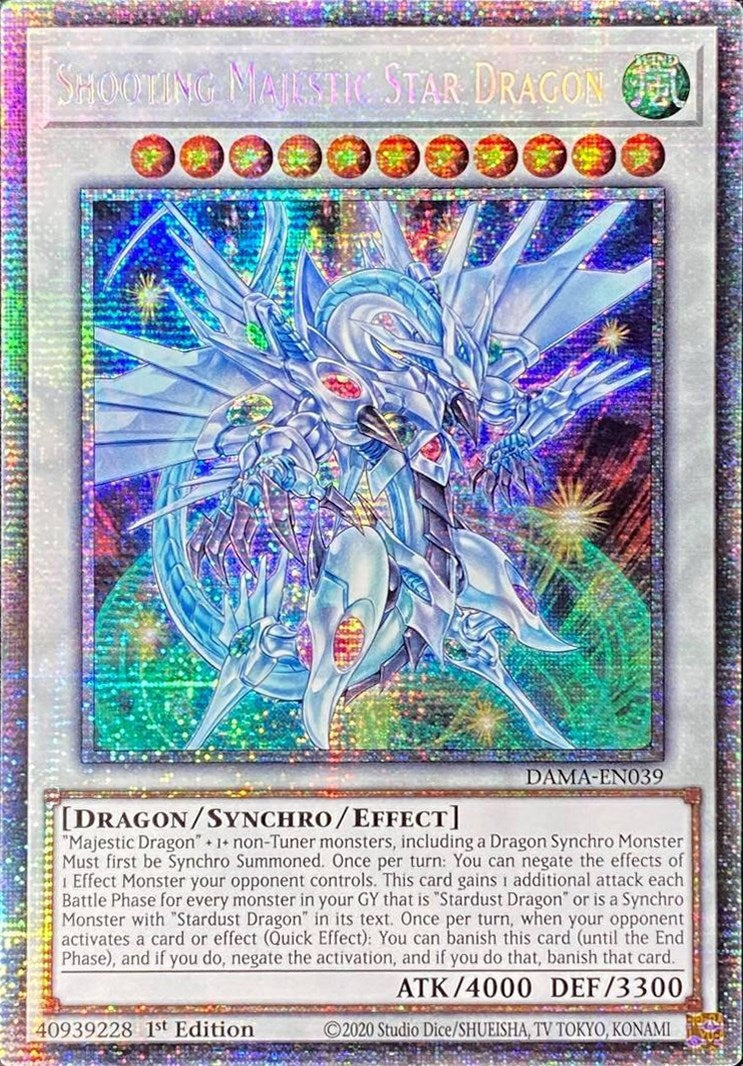 Image for Shooting Majestic Star Dragon (Starlight Rare) (Dawn of Majesty) (DAMA-EN039) - YuGiOh