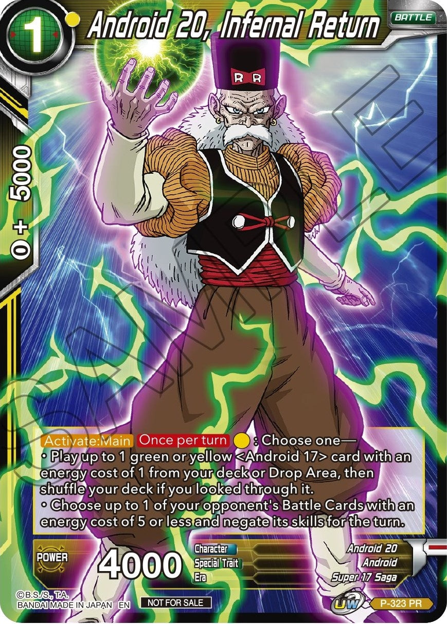 Image for Android 20, Infernal Return (Tournament Promotion Cards) (P-323) - Dragon Ball Super: Masters