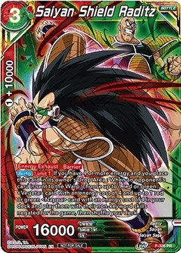 Image for Saiyan Shield Raditz (Tournament Promotion Cards) (P-326) - Dragon Ball Super: Masters