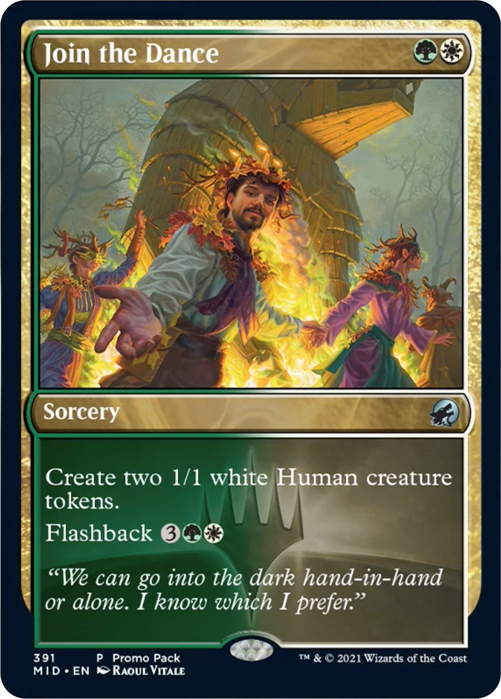 Image for Join the Dance (Promo Pack: Innistrad: Midnight Hunt) (391) - Magic: The Gathering