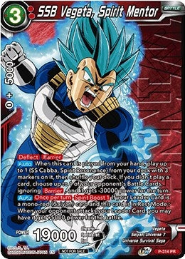 Image for SSB Vegeta, Spirit Mentor (Winner Stamped) (Tournament Promotion Cards) (P-314) - Dragon Ball Super: Masters