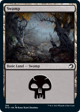 Image for Swamp (382) (Innistrad: Midnight Hunt) (382) - Magic: The Gathering