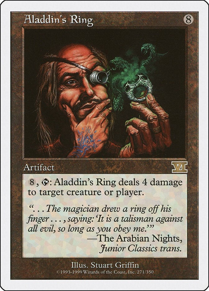 Image for Aladdin's Ring (Classic Sixth Edition) (271) - Magic: The Gathering