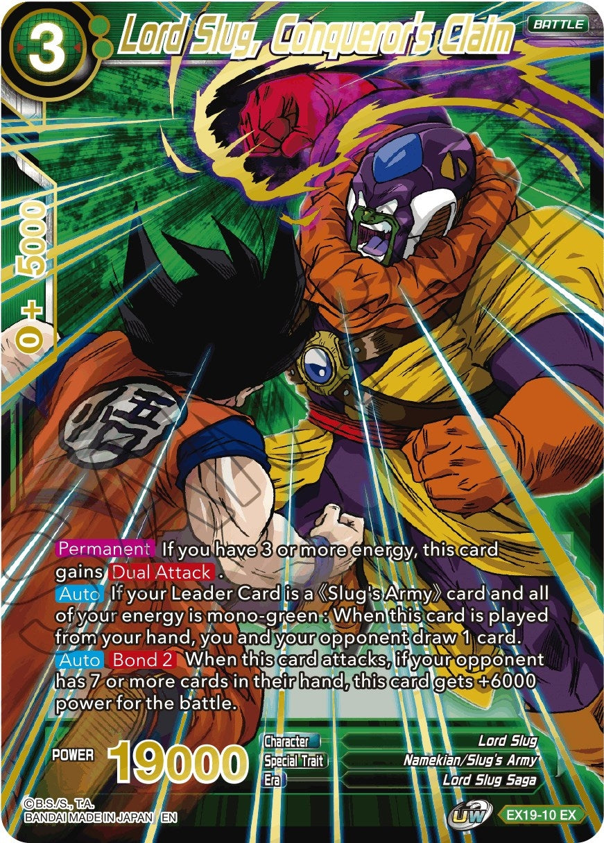 Image for Lord Slug, Conqueror's Claim (Special Anniversary Set 2021) (EX19-10) - Dragon Ball Super: Masters