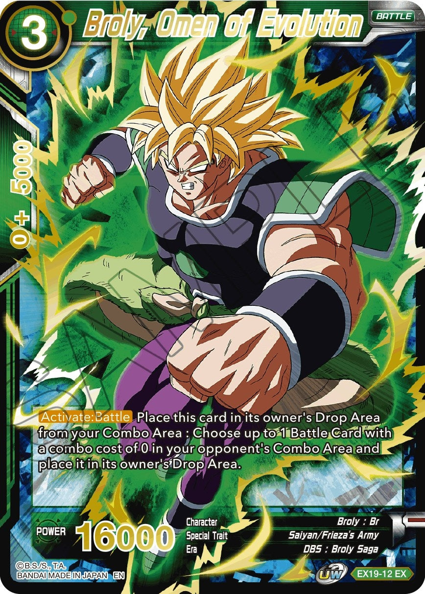 Image for Broly, Omen of Evolution (Special Anniversary Set 2021) (EX19-12) - Dragon Ball Super: Masters
