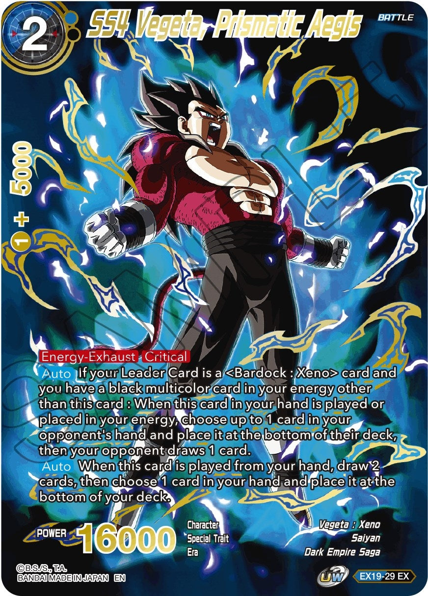Image for SS4 Vegeta, Prismatic Aegis (Special Anniversary Set 2021) (EX19-29) - Dragon Ball Super: Masters