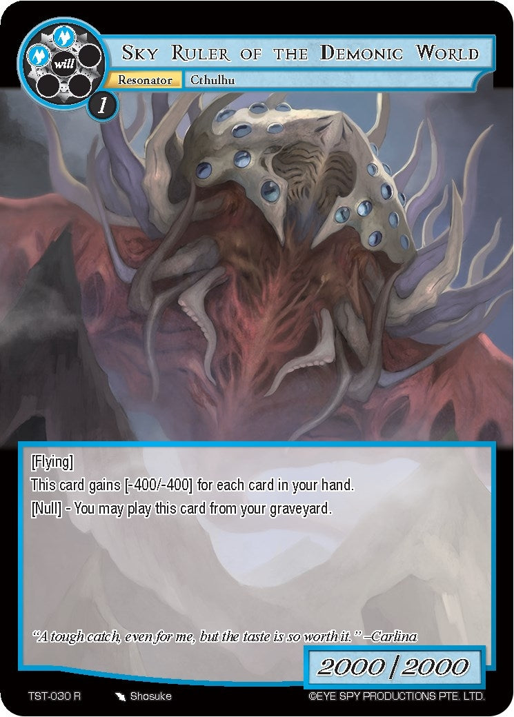 Image for Sky Ruler of the Demonic World (The Seventh) (TST-030) - Force of Will