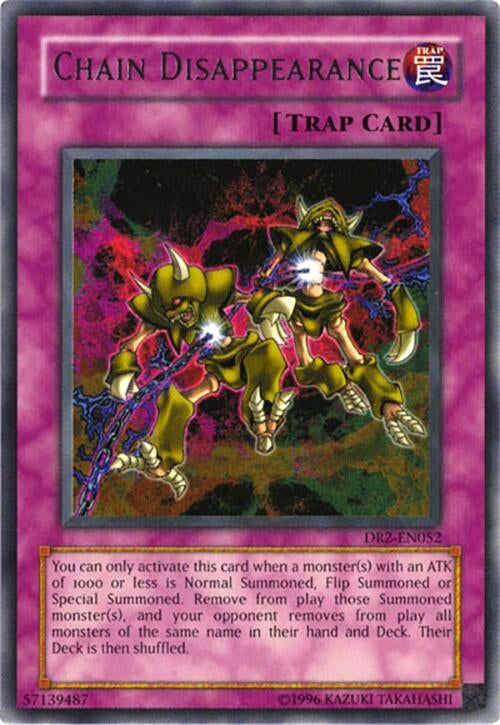 Image for Chain Disappearance (Dark Revelation Volume 2) (DR2-EN052) - YuGiOh