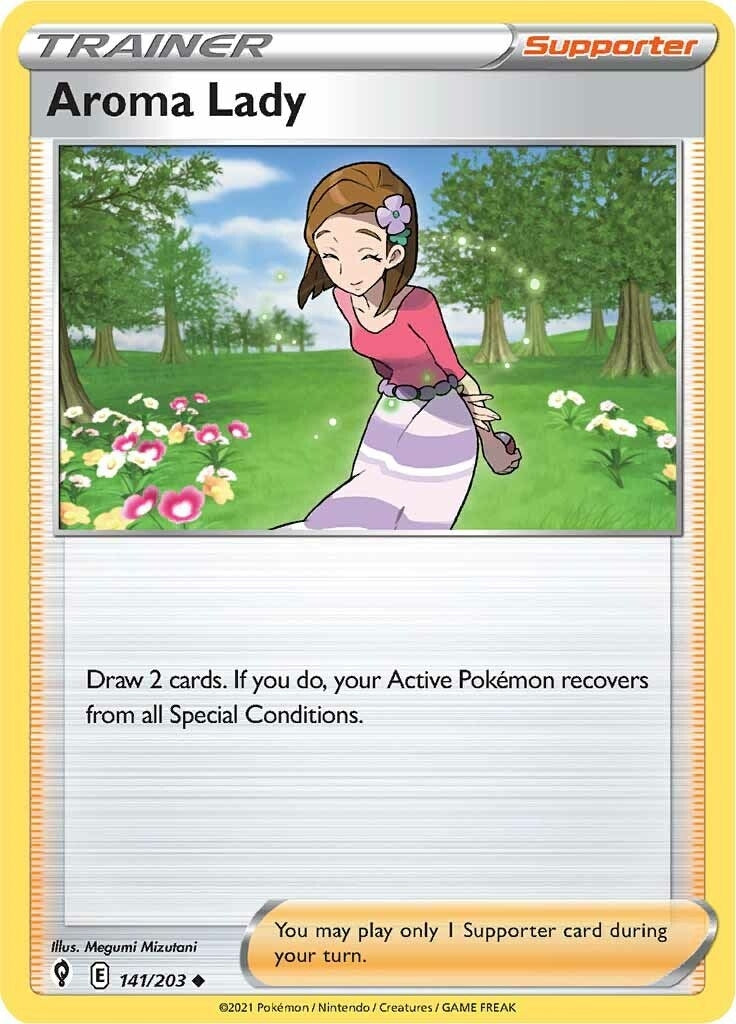 Image for Aroma Lady (SWSH07: Evolving Skies) (141/203) - Pokemon
