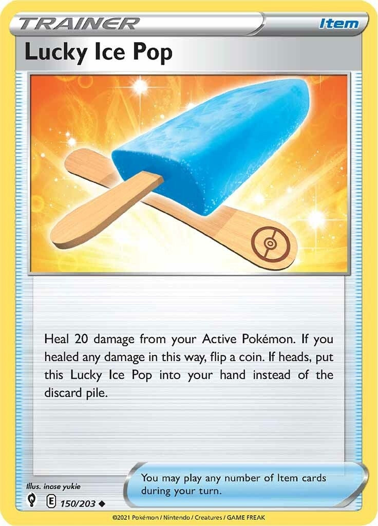 Image for Lucky Ice Pop (SWSH07: Evolving Skies) (150/203) - Pokemon