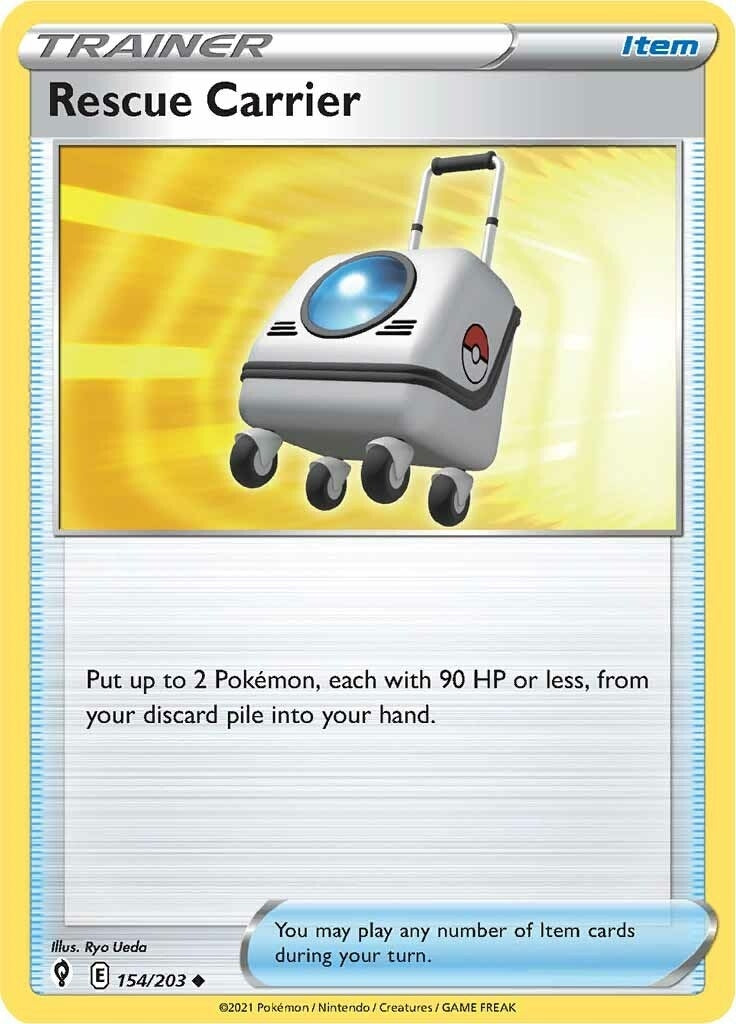 Image for Rescue Carrier (SWSH07: Evolving Skies) (154/203) - Pokemon