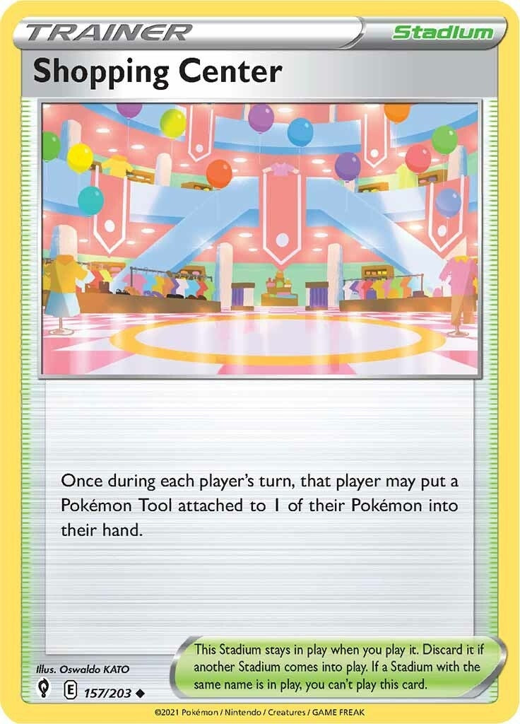 Image for Shopping Center (SWSH07: Evolving Skies) (157/203) - Pokemon